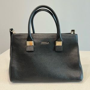 Black furla bag